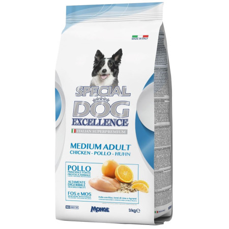 سبشل دوغ اكل كلاب داري دجاج للكلاب متوسط 3 كغ