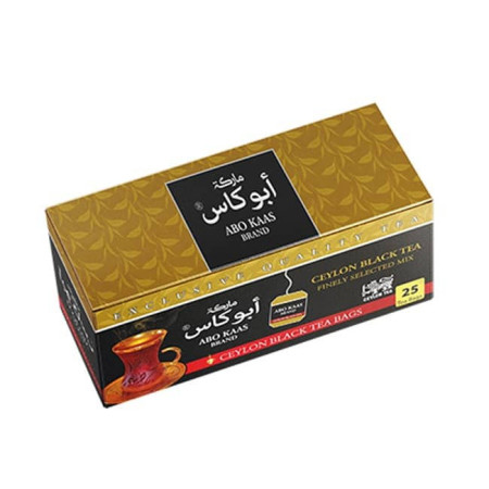 شاي ابو كاس 72 علبة * 25 ظرف