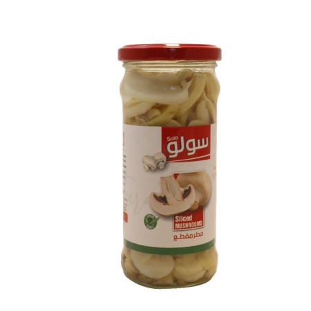 Mushroom sliced glass