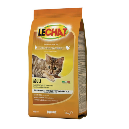 ليشات اكل قطط دراي دجاج 1.5 كغ